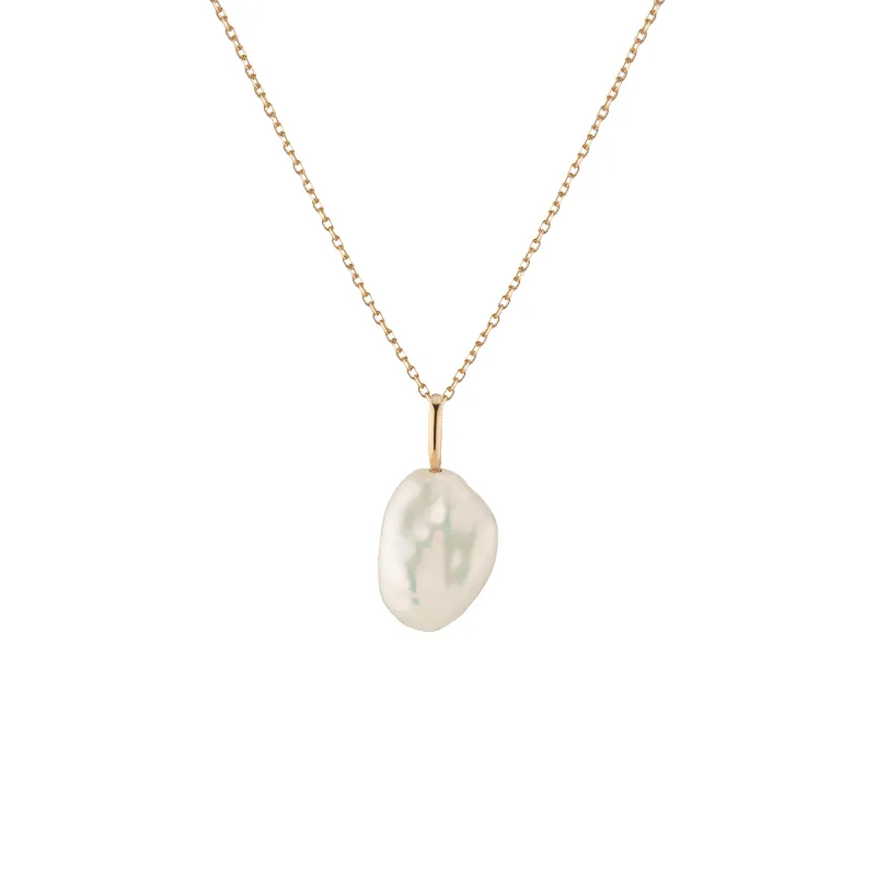 Baroque Pearl Pendant Necklace made by Aurate