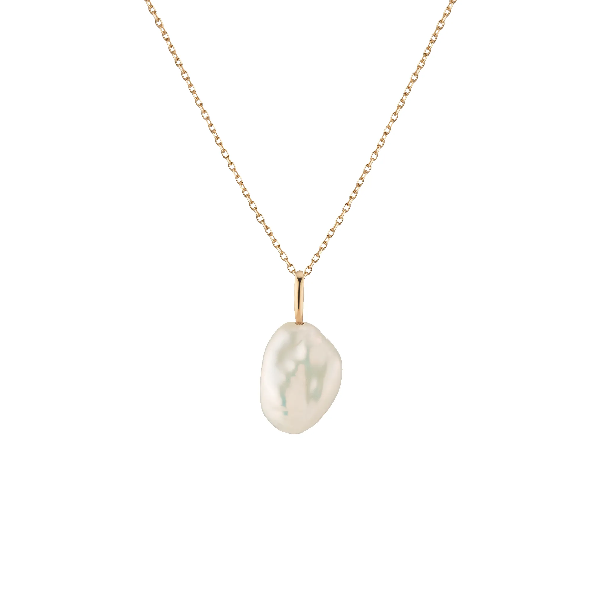 Baroque Pearl Pendant Necklace sold by Aurate
