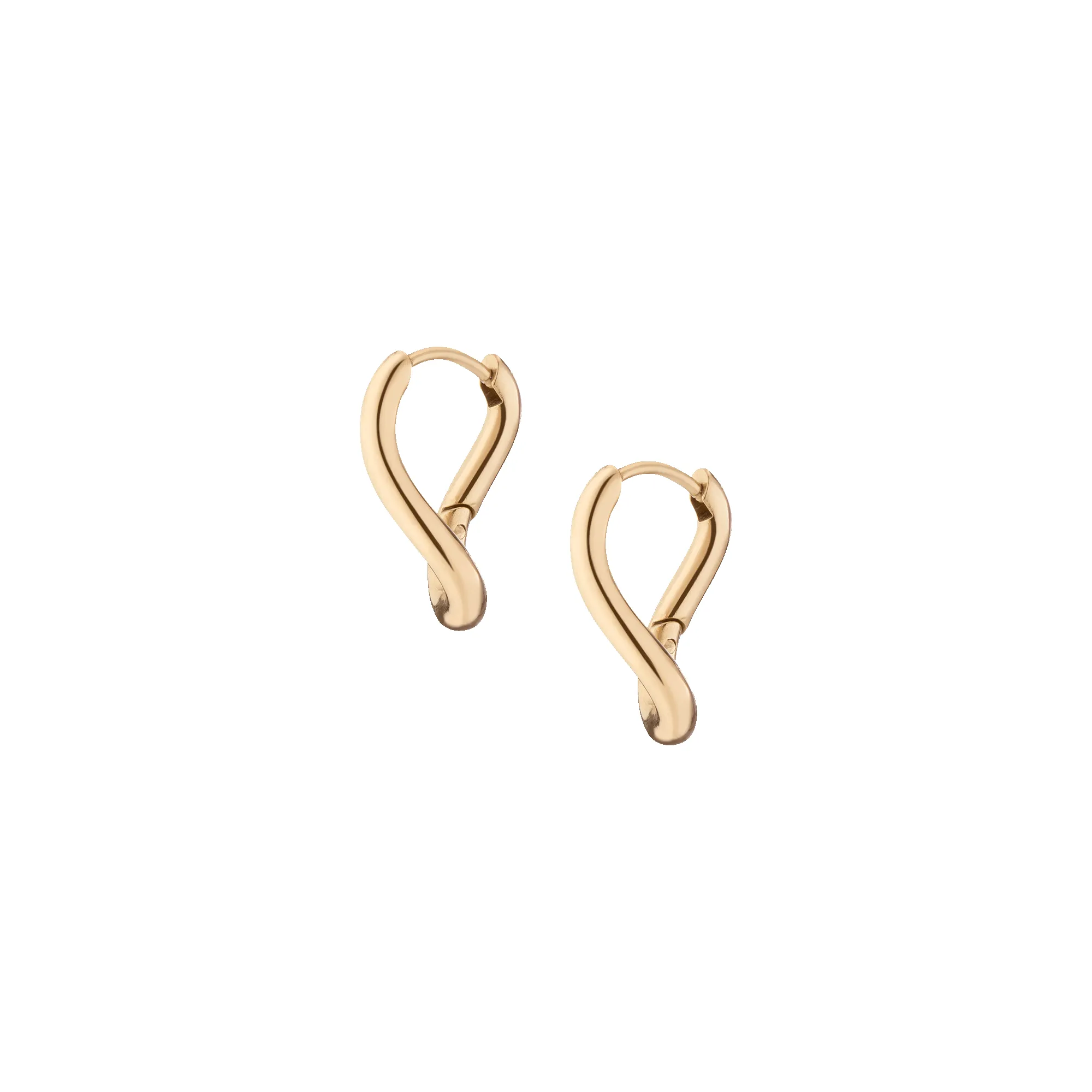 Unbreakable Curve Hoop Earrings sold by Aurate product image thumbnail 2