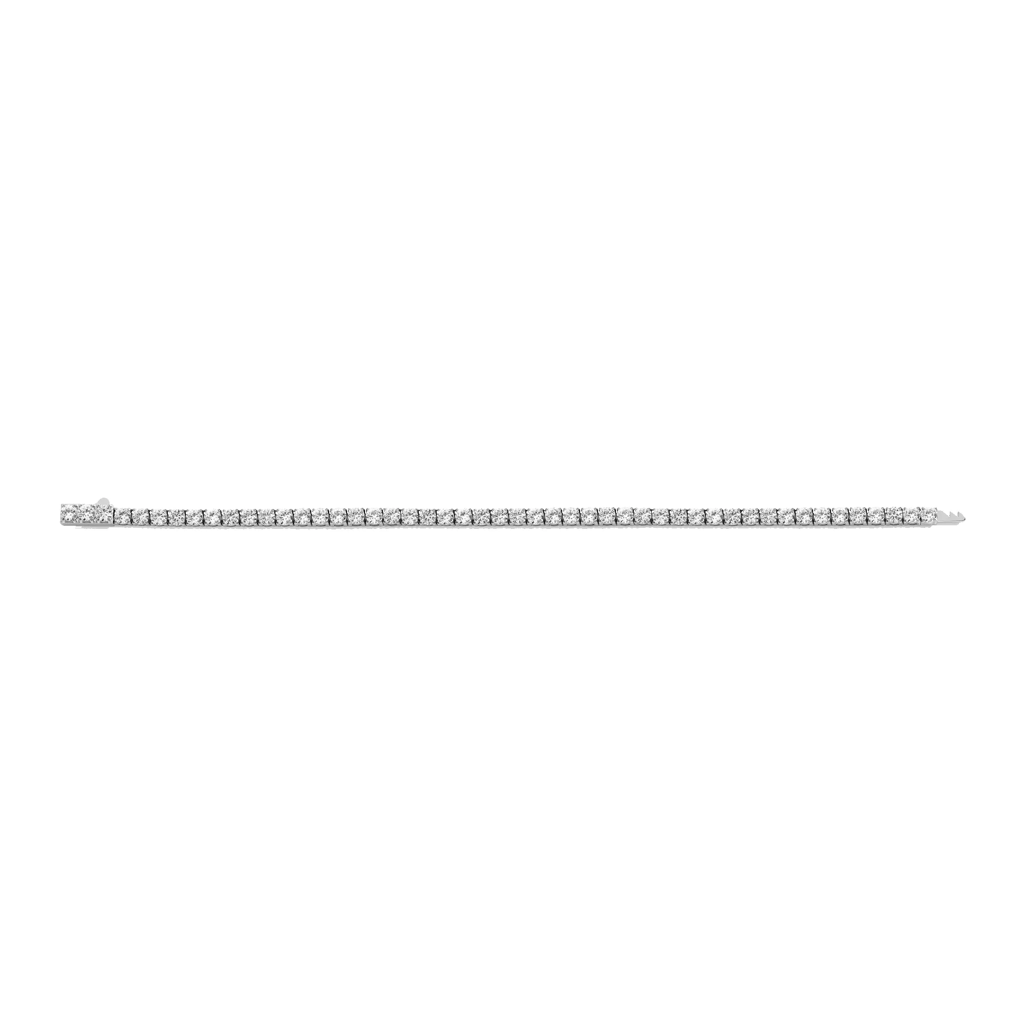 Unbreakable Lab Grown White Sapphire Tennis Bracelet sold by Aurate product image thumbnail 2