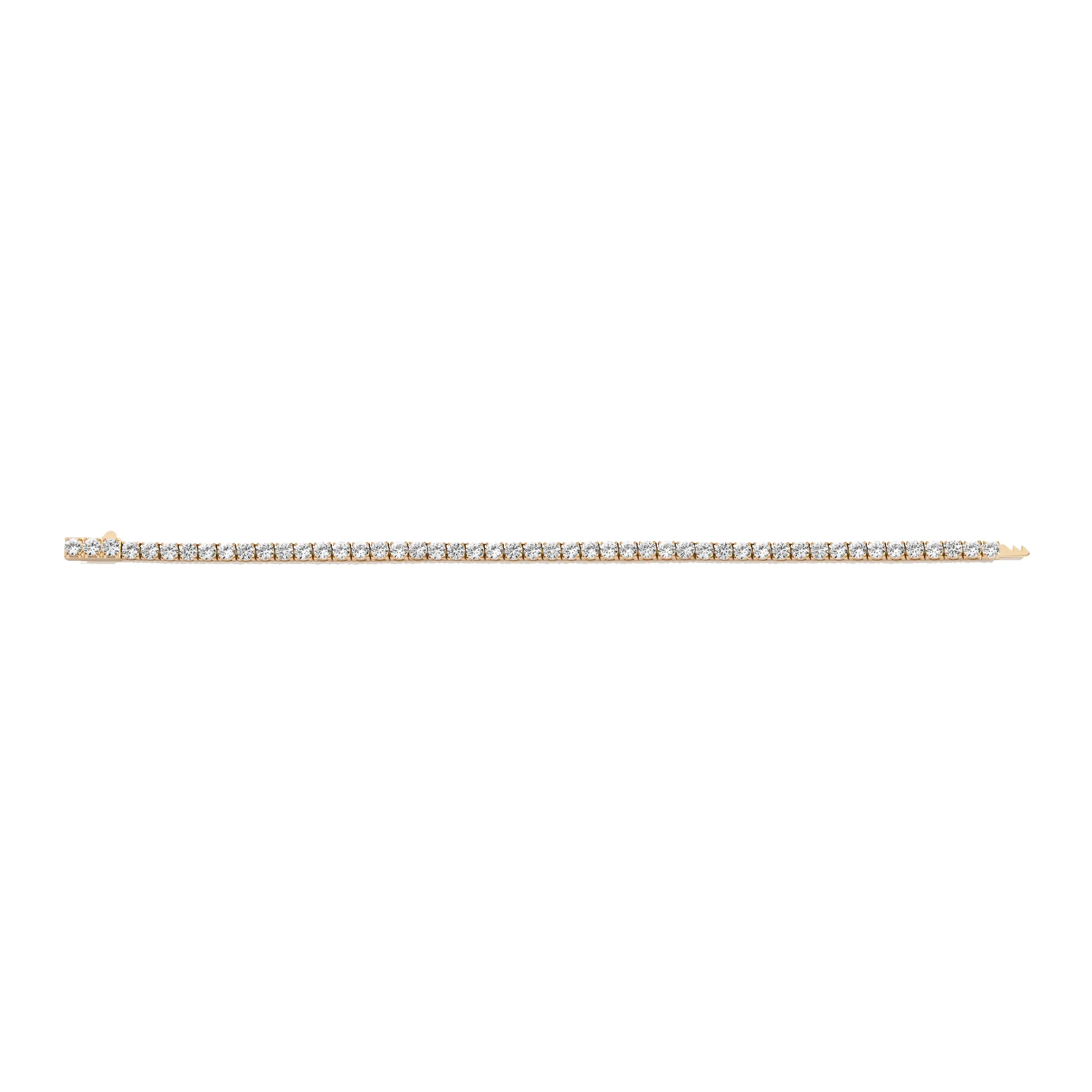 Unbreakable Lab Grown White Sapphire Tennis Bracelet sold by Aurate product image thumbnail 4