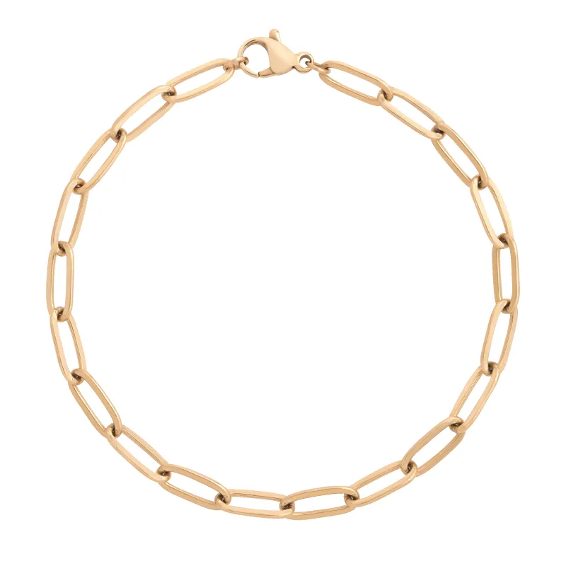 Unbreakable Paperclip Chain Bracelet made by Aurate