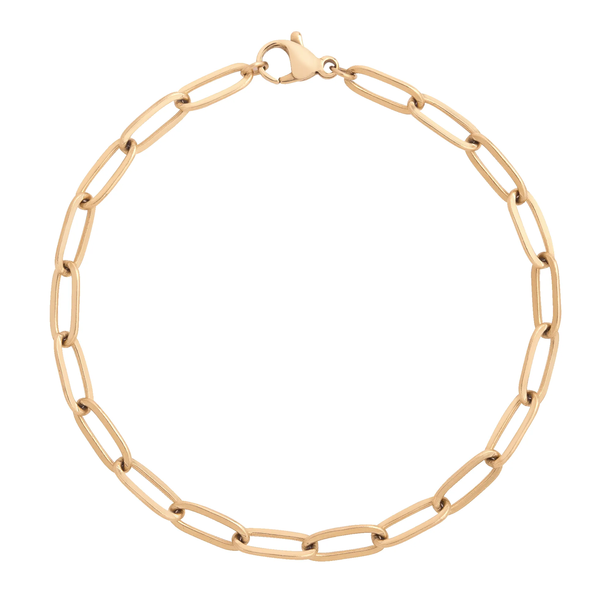Unbreakable Paperclip Chain Bracelet sold by Aurate