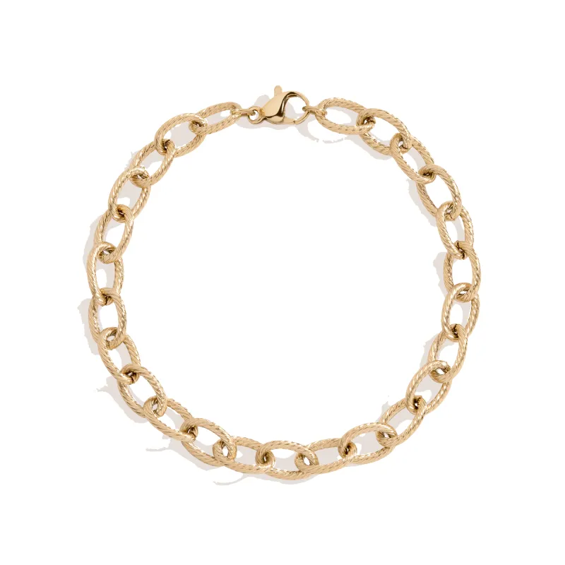 Link Chain Bracelet made by Aurate