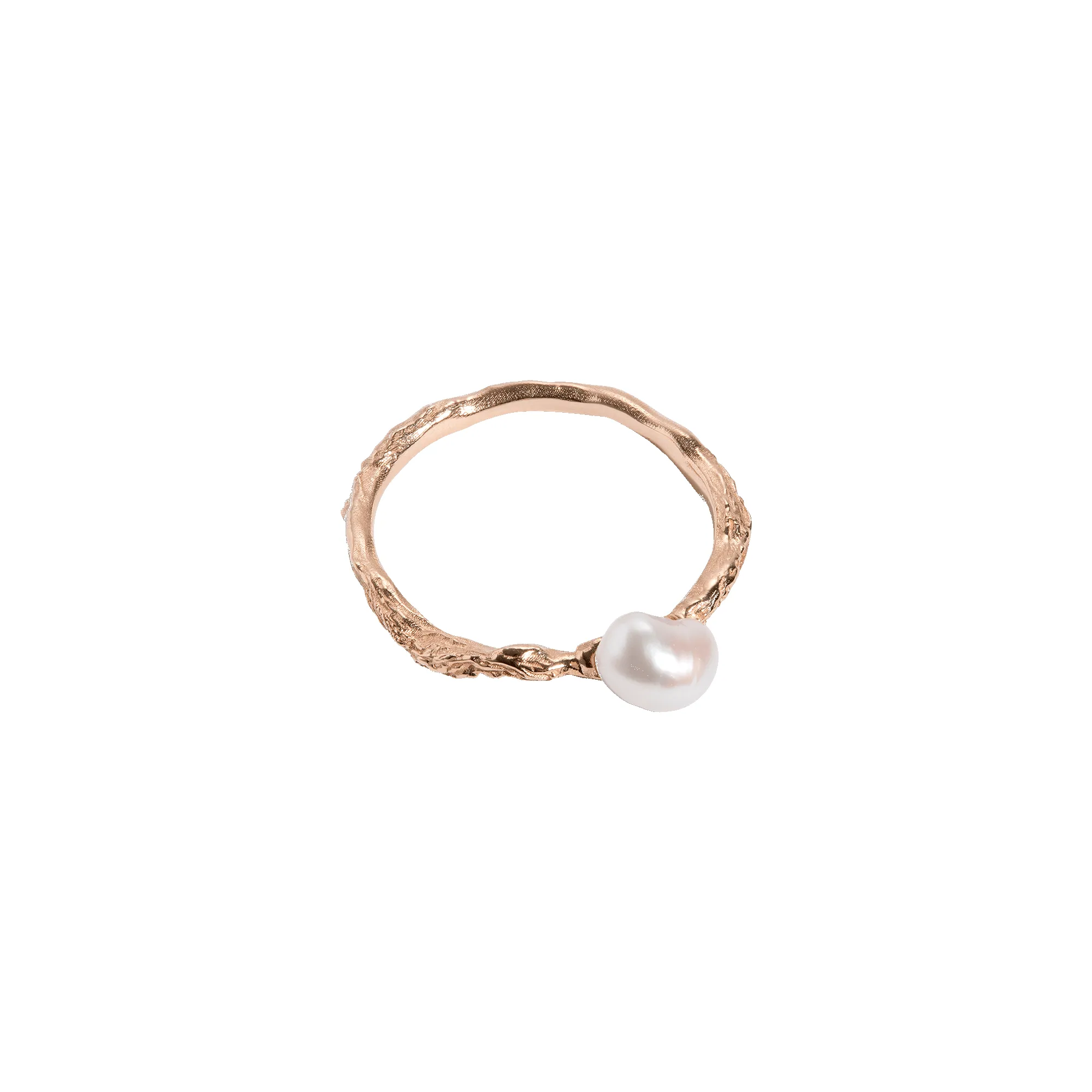 AURATE X KERRY: Venus Organic Pearl Gold Ring sold by Aurate product image thumbnail 5