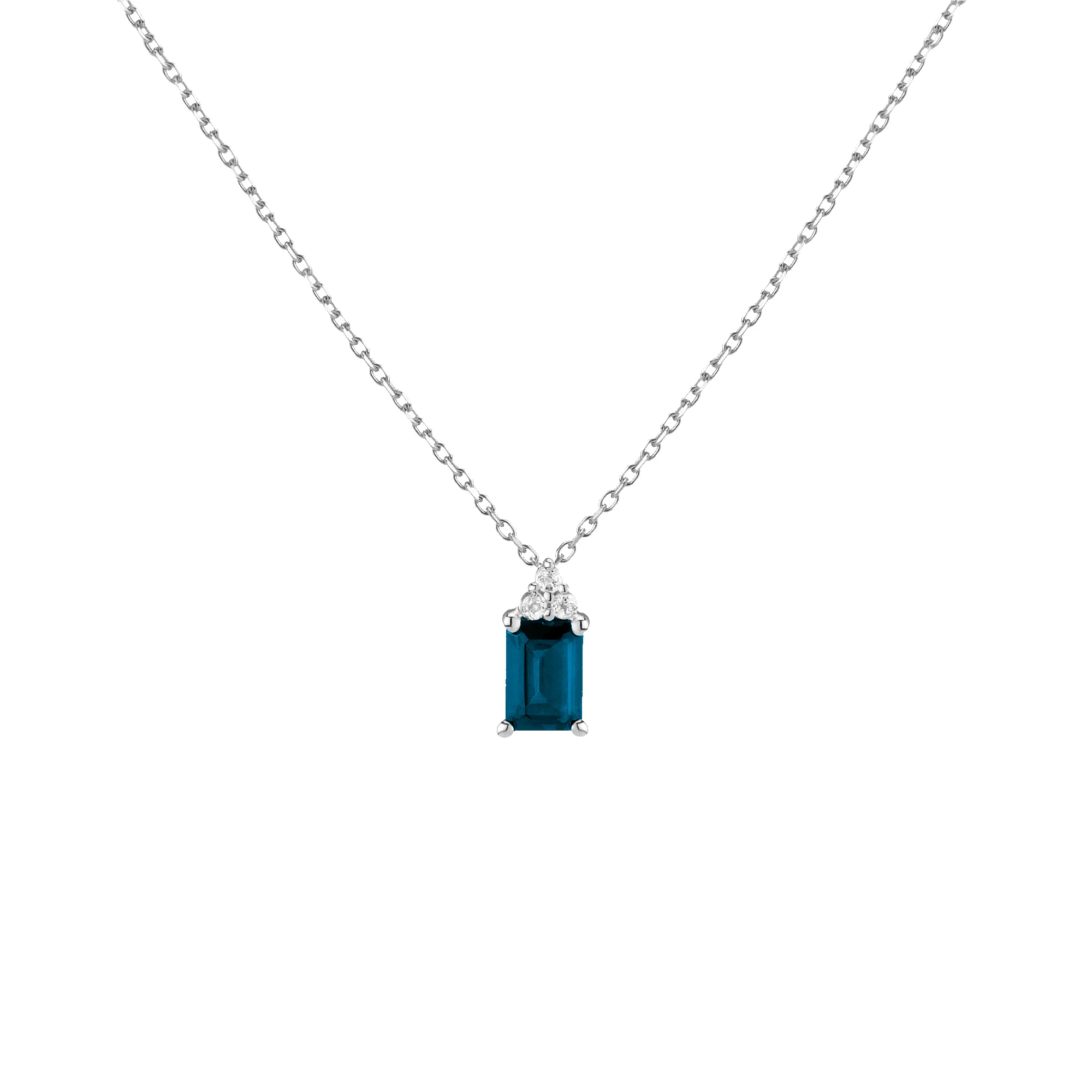 Vintage Emerald Cut Necklace sold by Aurate product image thumbnail 3