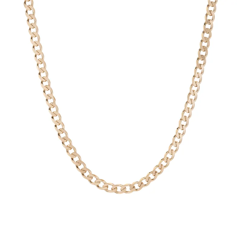 XL Gold Curb Chain Necklace sold by Aurate