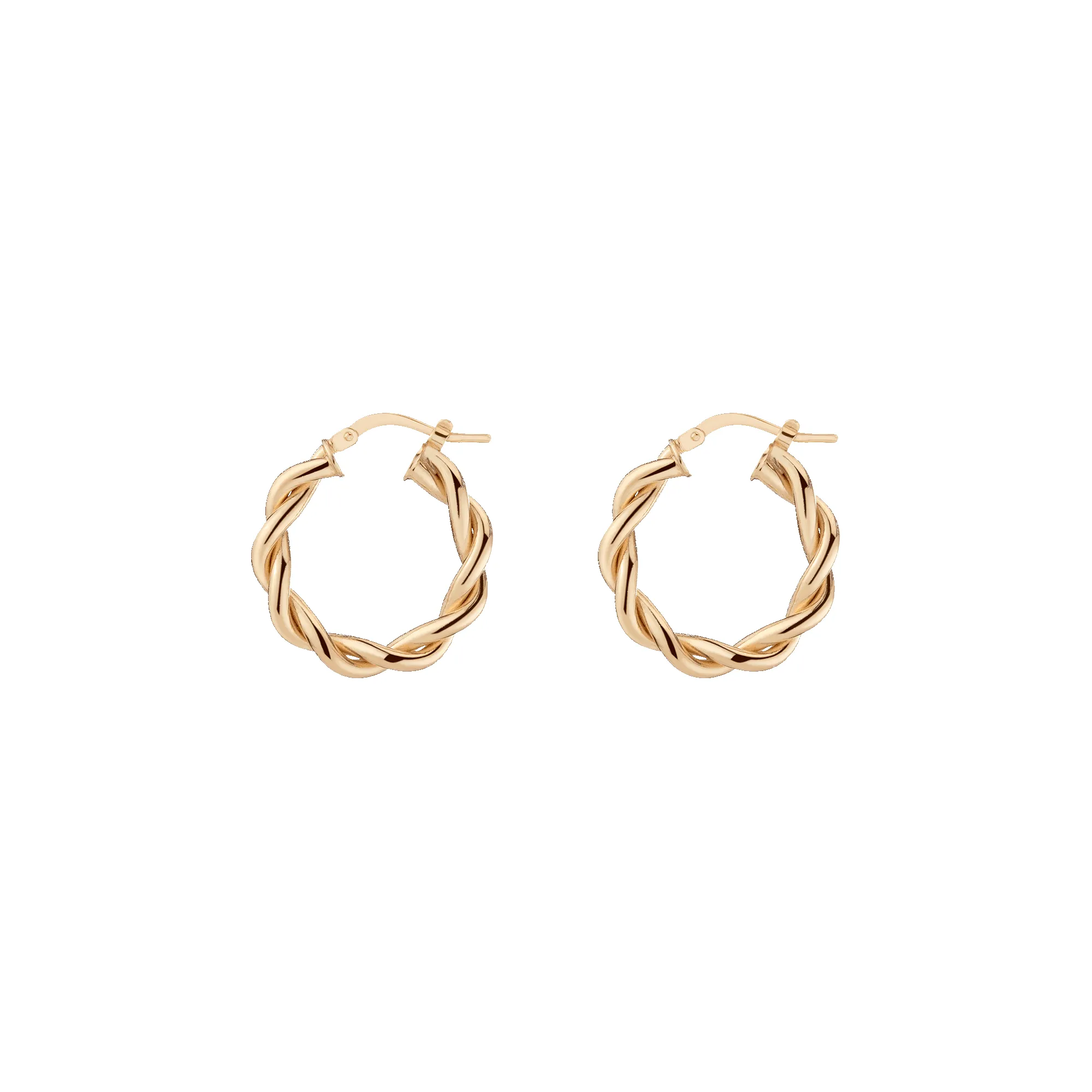 Bold Twisted Hoop Earrings sold by Aurate product image thumbnail 4