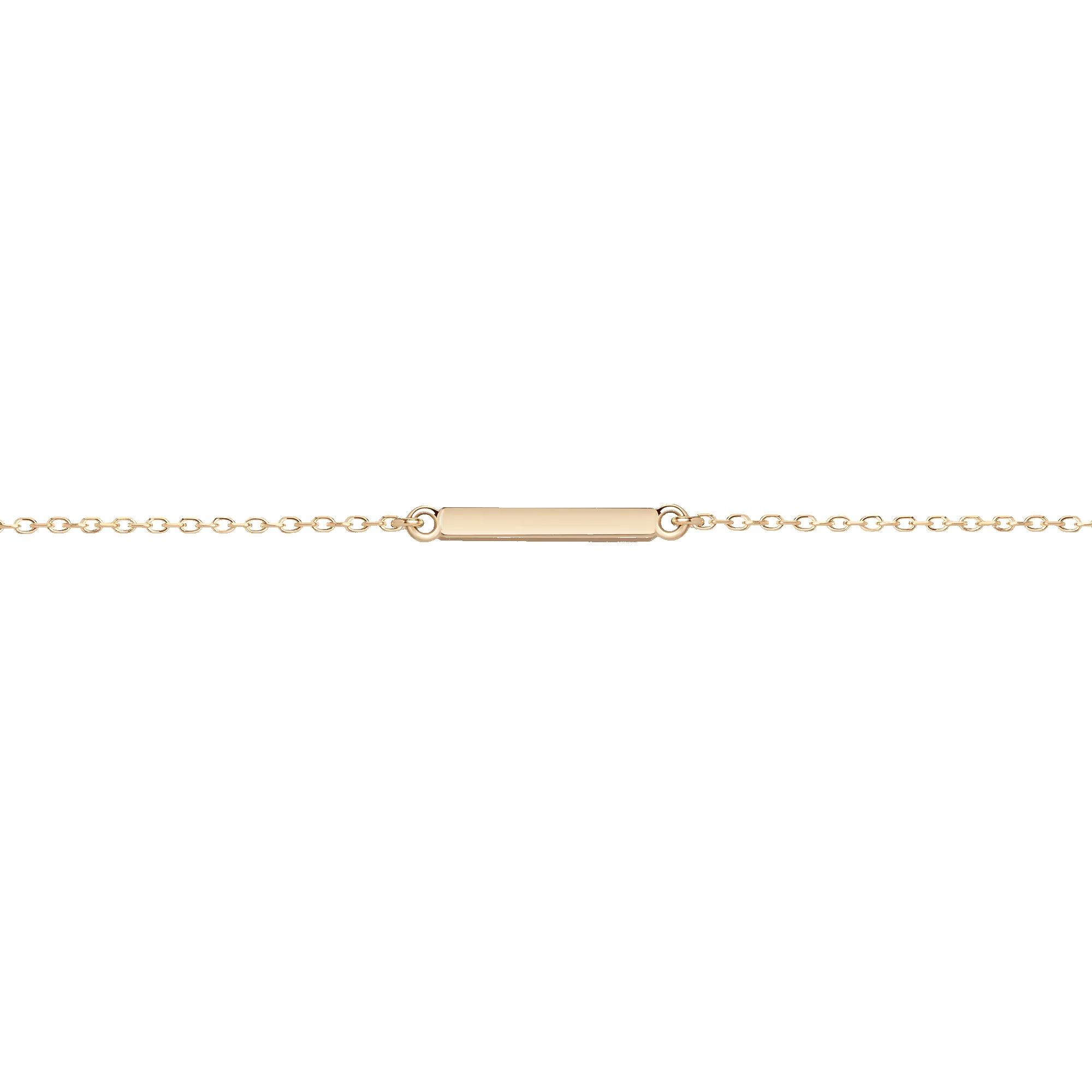 Gold Bar Anklet sold by Aurate