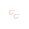 Twist Huggie Earrings sold by Aurate
