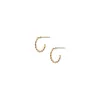 Twist Huggie Earrings sold by Aurate