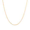 Solid Gold Herringbone Chain Necklace sold by Aurate