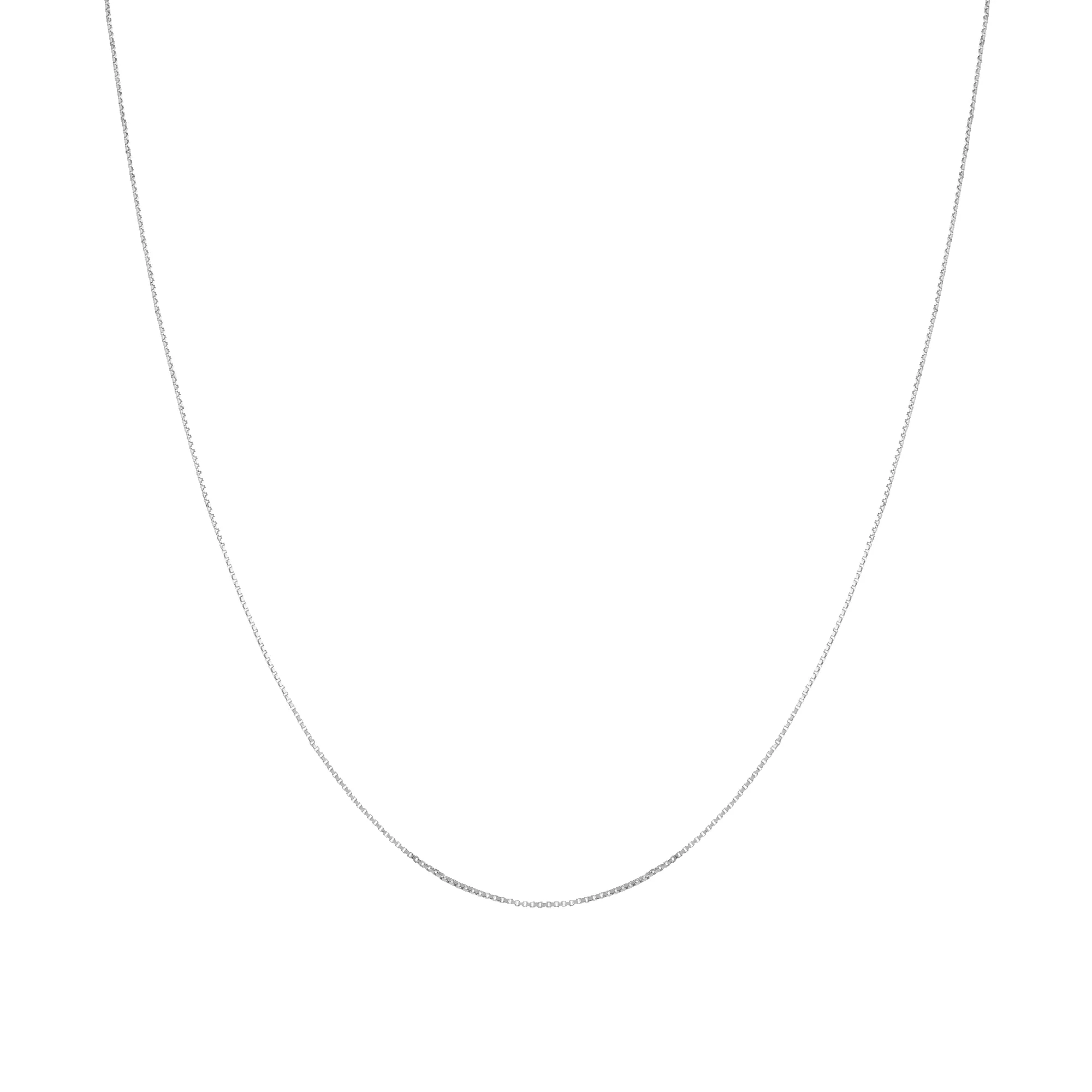 Small Box Chain Necklace sold by Aurate product image thumbnail 4