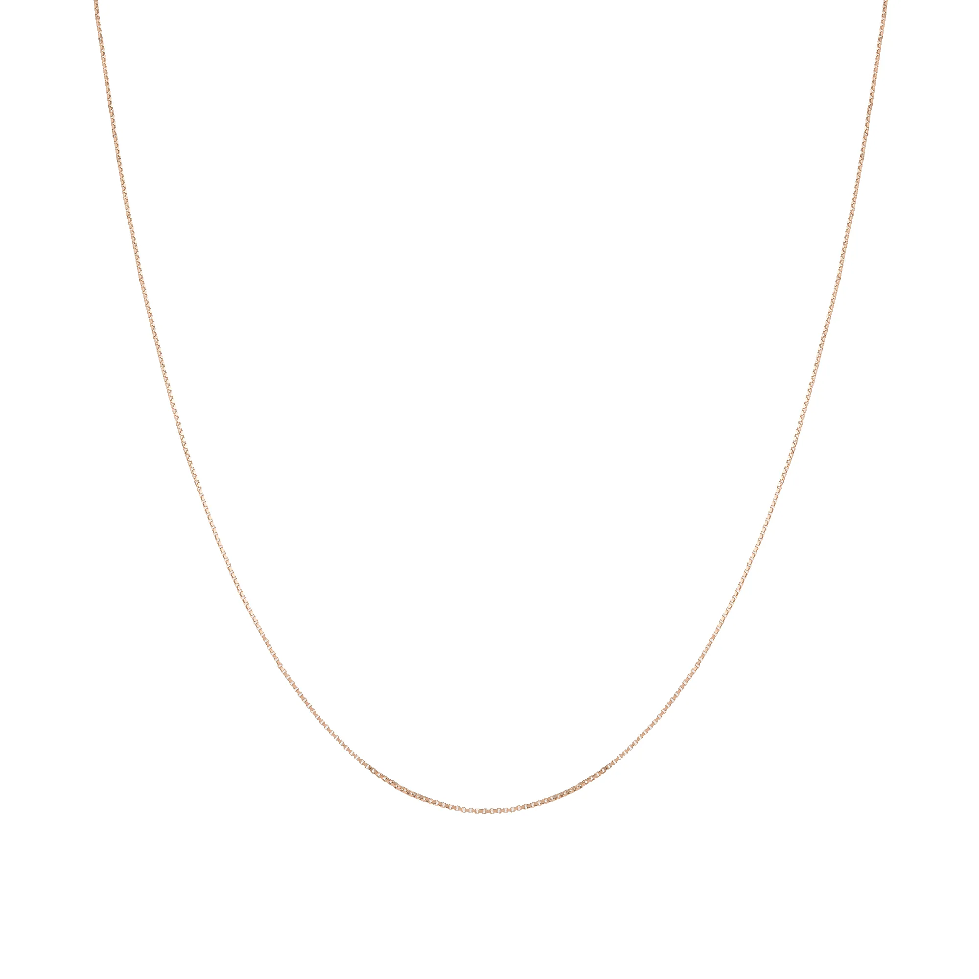 Small Box Chain Necklace sold by Aurate product image thumbnail 2