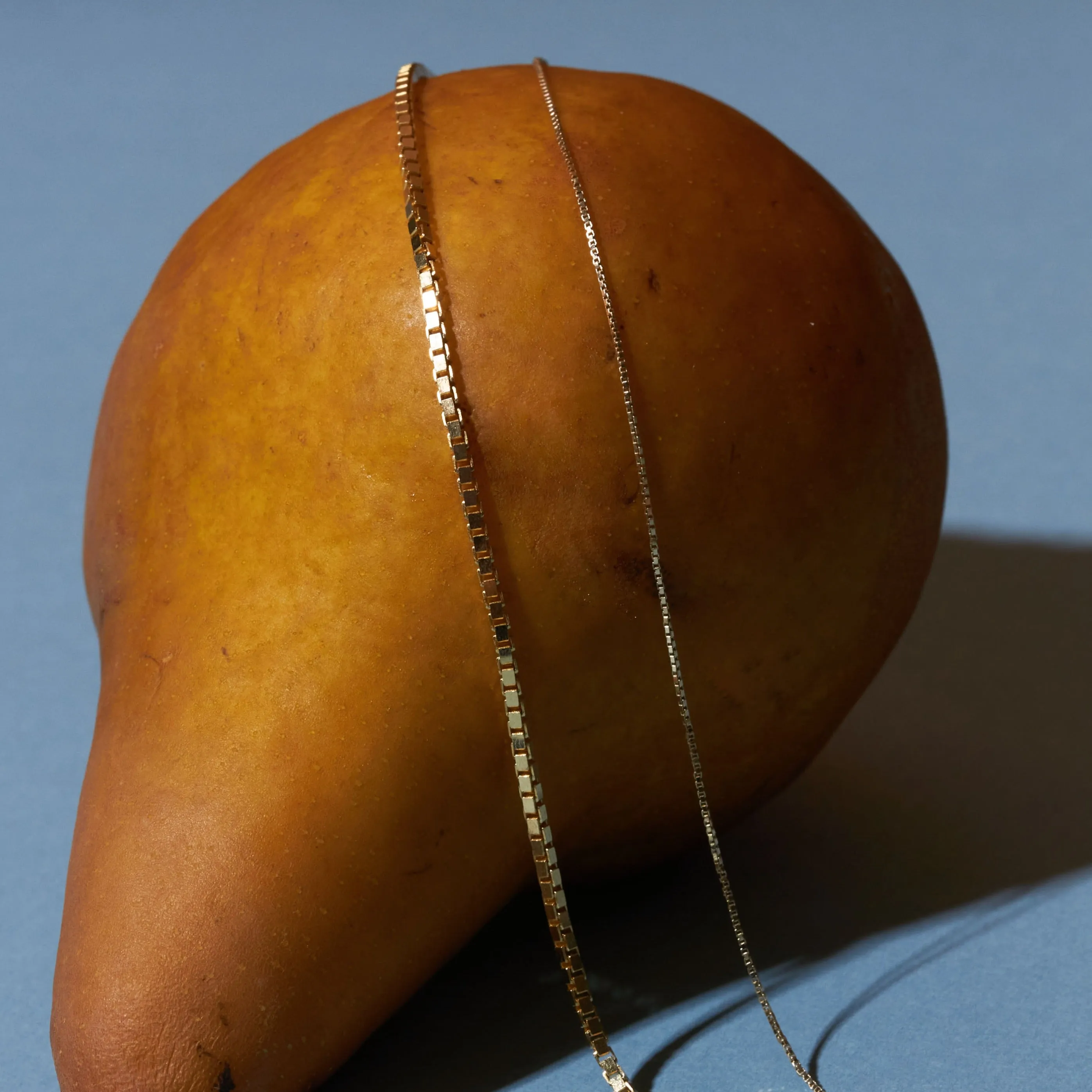 Small Box Chain Necklace sold by Aurate product image thumbnail 3