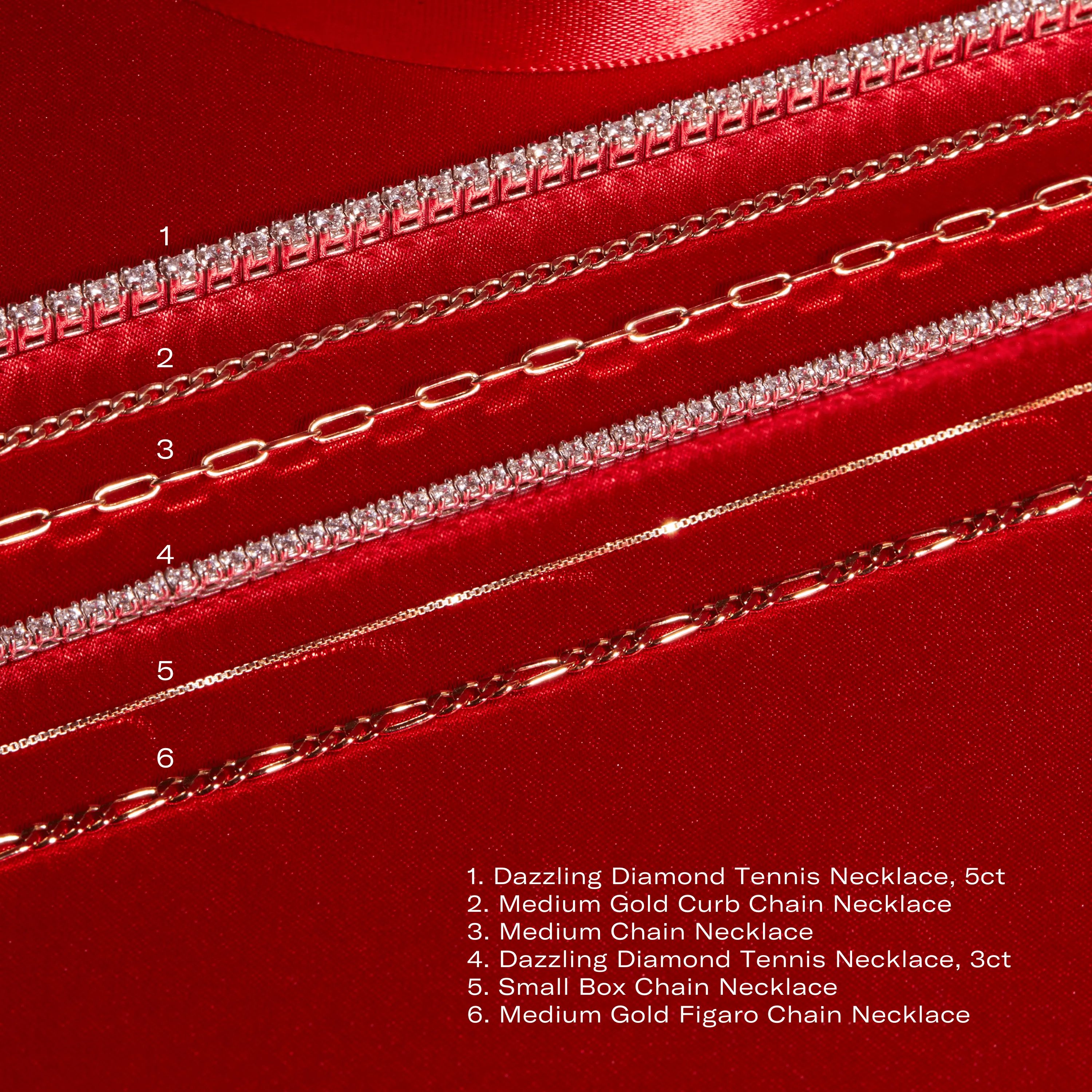 Small Box Chain Necklace sold by Aurate product image thumbnail 5