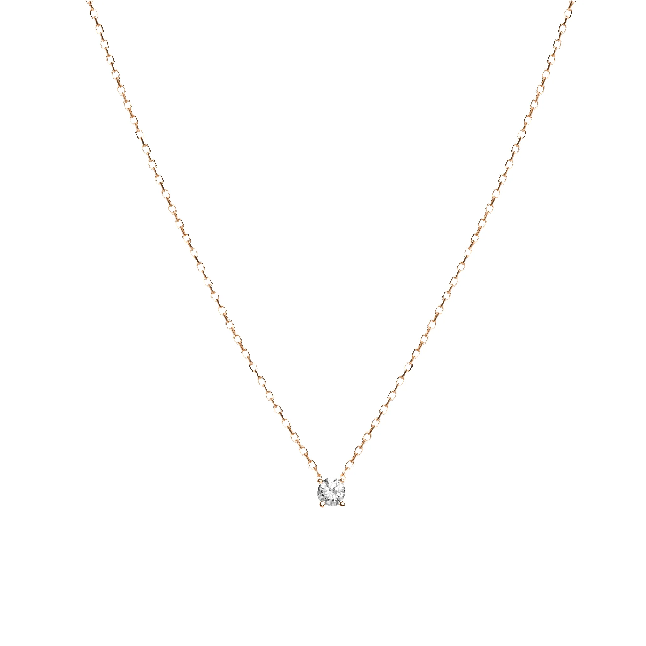 Medium Diamond Pendant Necklace sold by Aurate