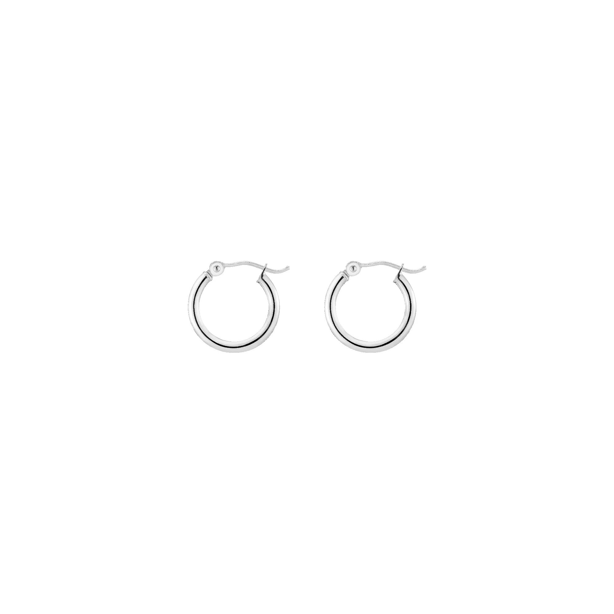 Gold Hoop Earrings - 2mm sold by Aurate product image thumbnail 4