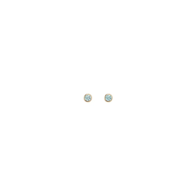 Birthstone Stud Earrings sold by Aurate