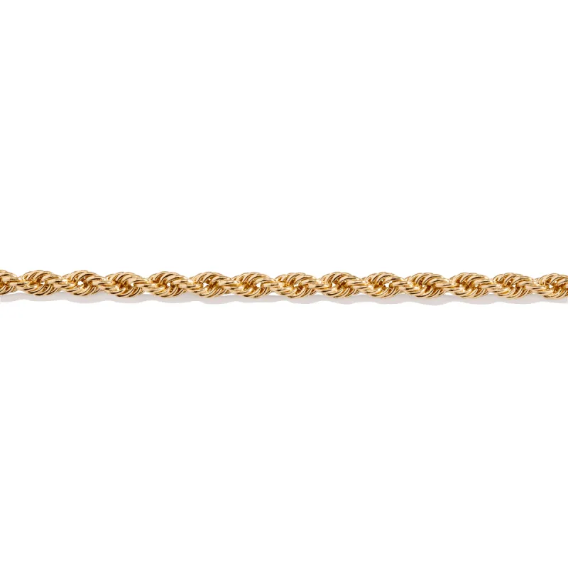 Gold Rope Chain Bracelet sold by Aurate