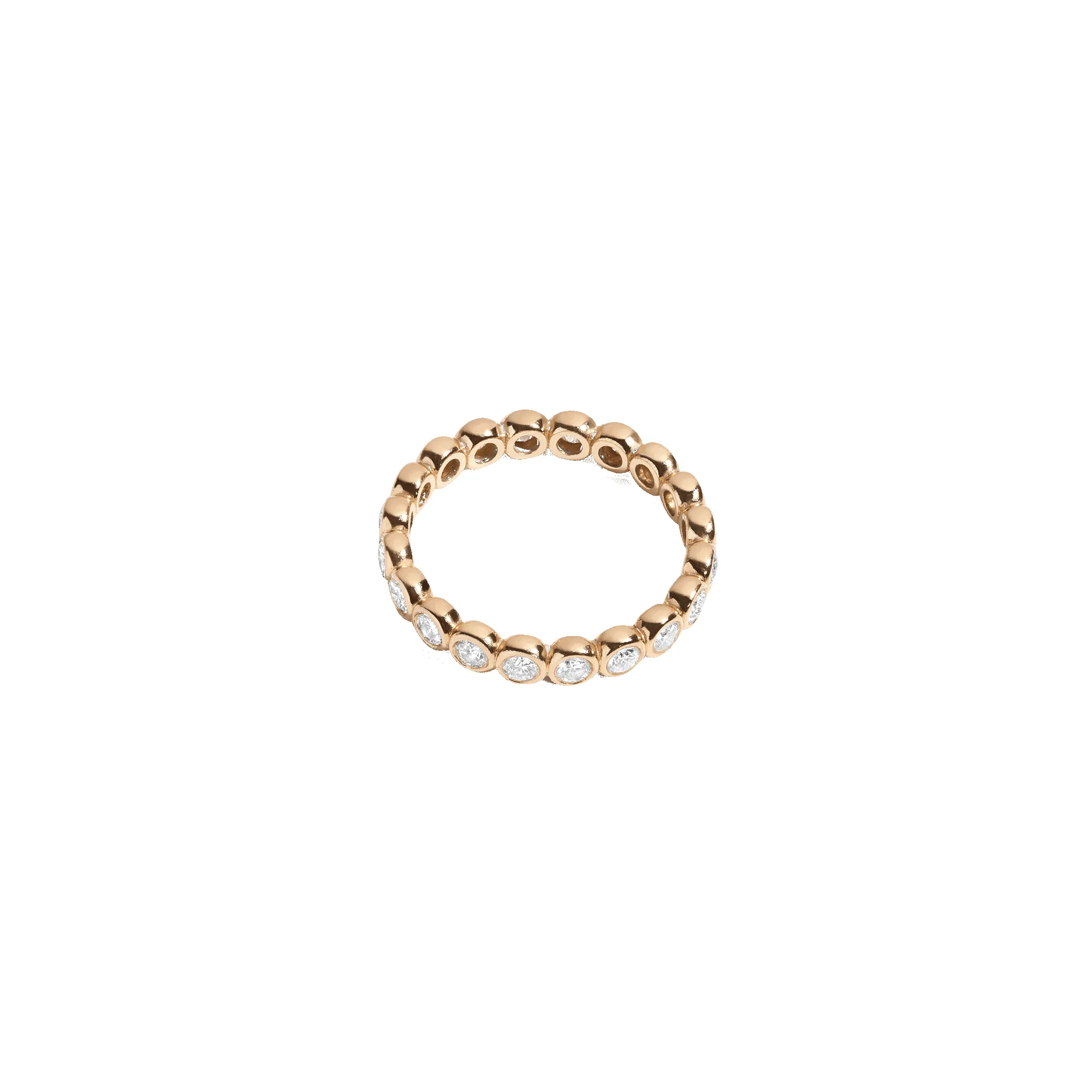 Diamond Bezel Eternity Ring sold by Aurate product image thumbnail 4