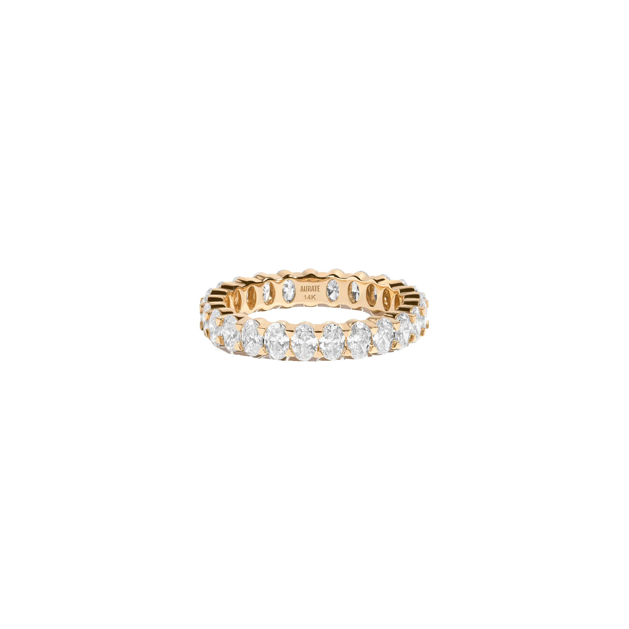 Oval Lab Grown Diamond Eternity Ring sold by Aurate product image thumbnail 4