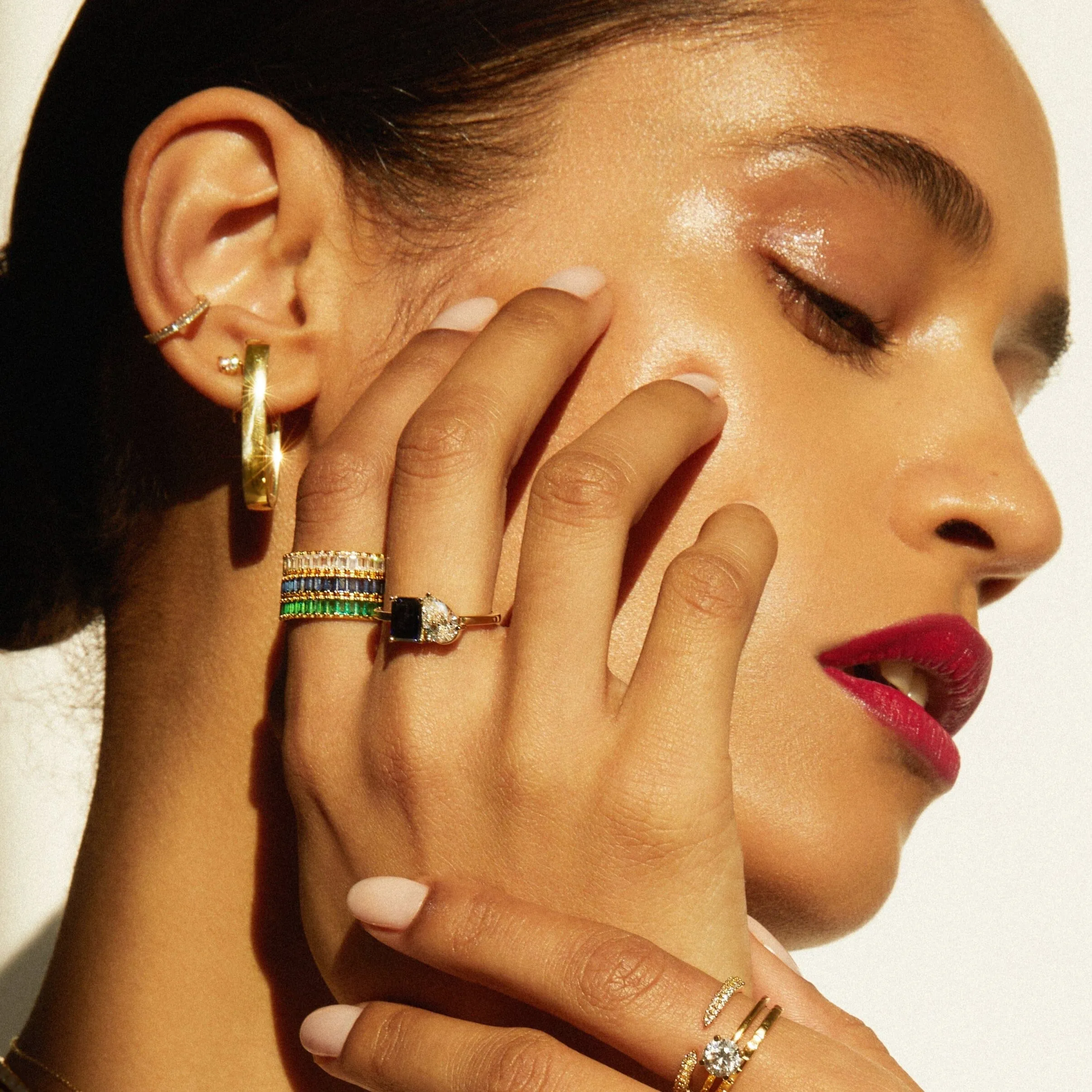 Ready-to-Ship Toi et Moi Gemstone Classic Ring sold by Aurate product image thumbnail 4