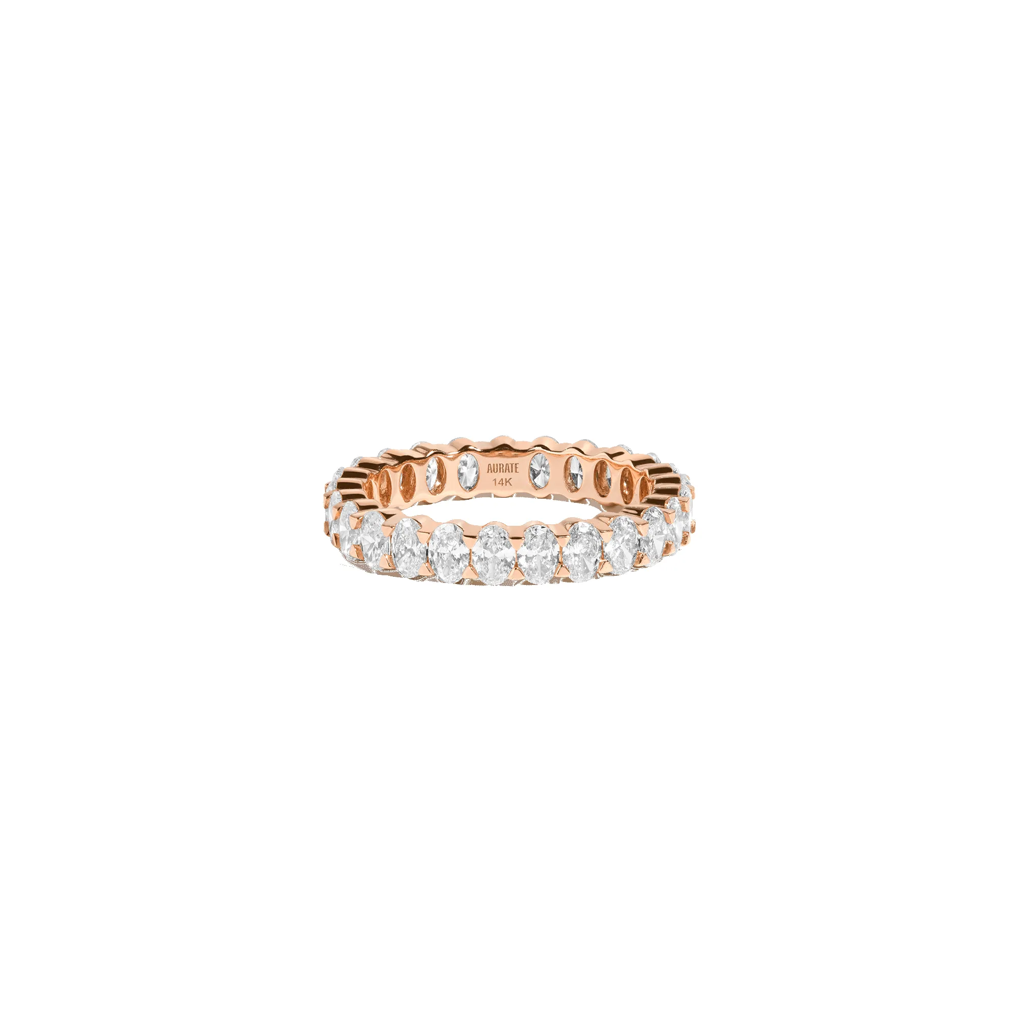 Oval Lab Grown Diamond Eternity Ring sold by Aurate product image thumbnail 5
