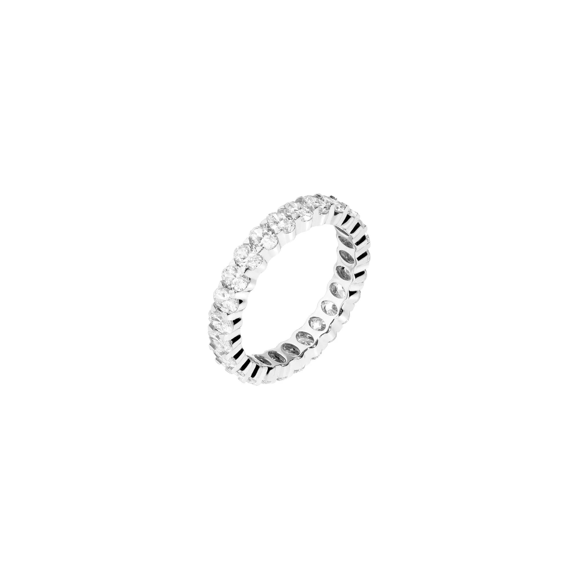 Oval Lab Grown Diamond Eternity Ring sold by Aurate product image thumbnail 3