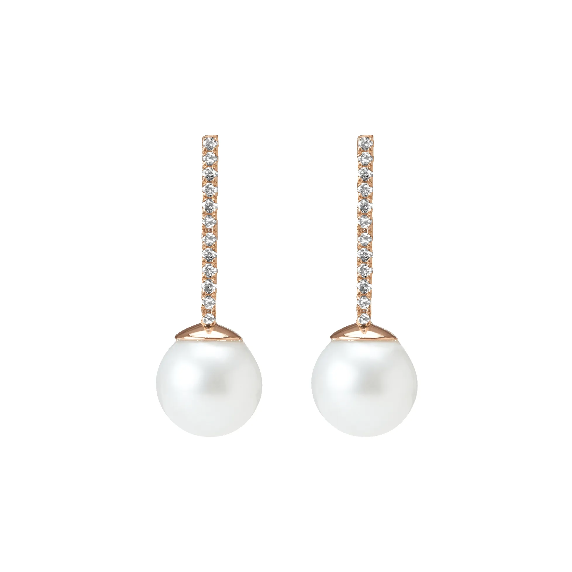 Proud Diamond Pearl Earrings sold by Aurate product image thumbnail 3