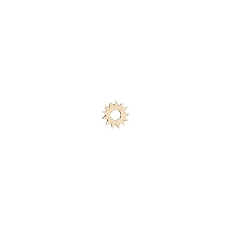 Gold Sun Stud Earring sold by Aurate
