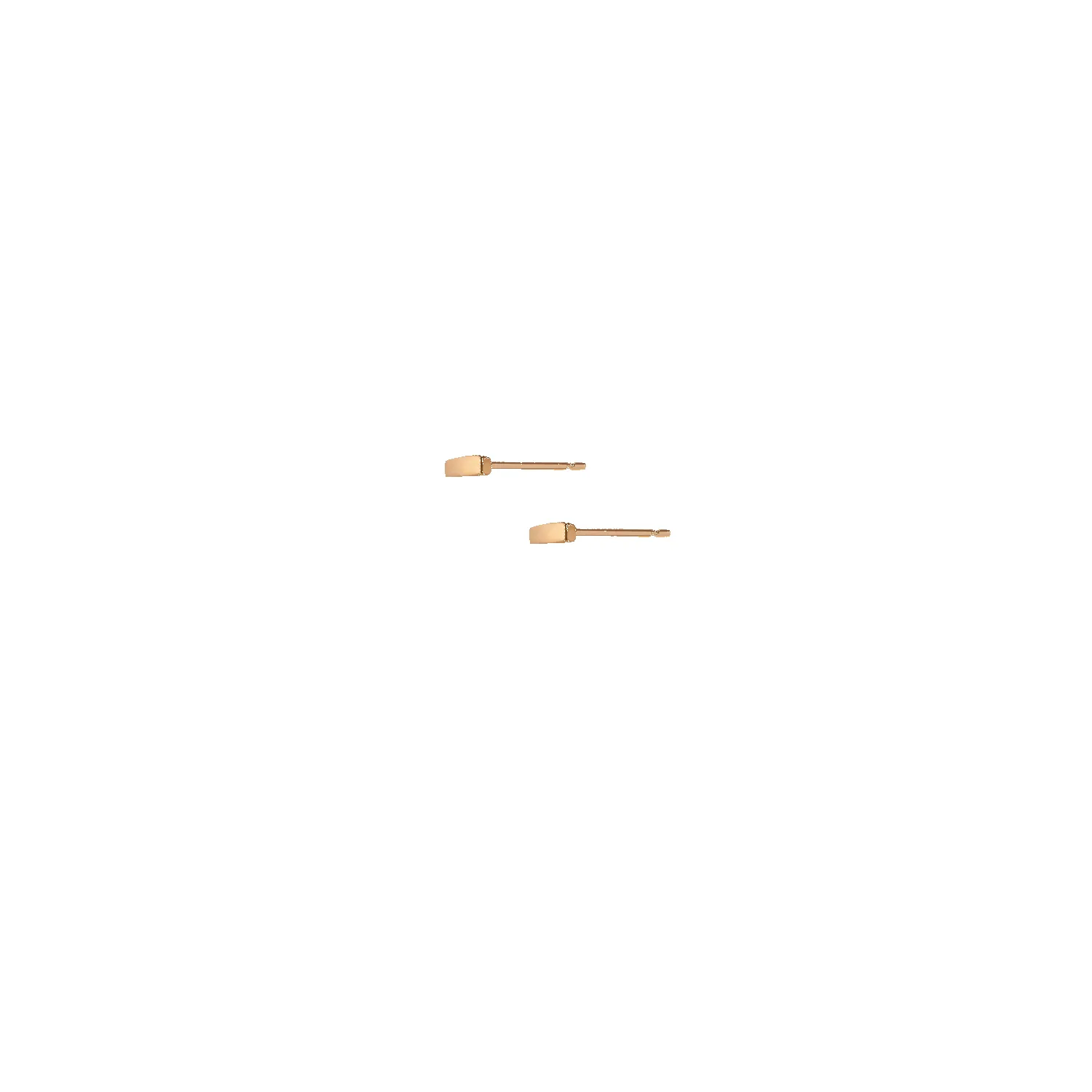 Mini Gold Bar Earring sold by Aurate product image thumbnail 5