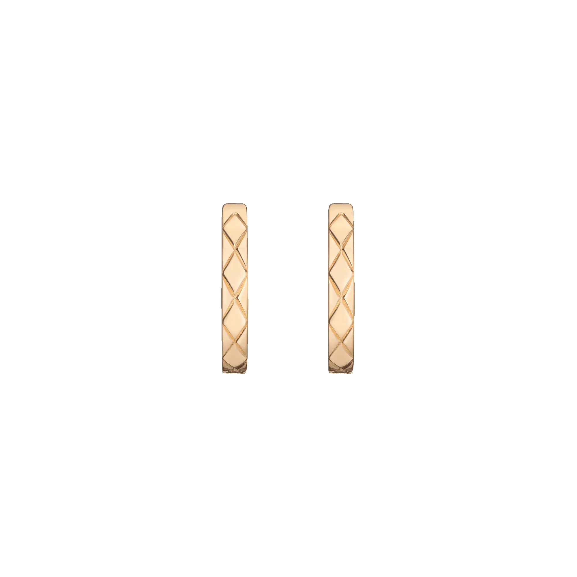 Quilted Gold Hoops sold by Aurate product image thumbnail 4