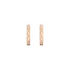 Quilted Gold Hoops sold by Aurate