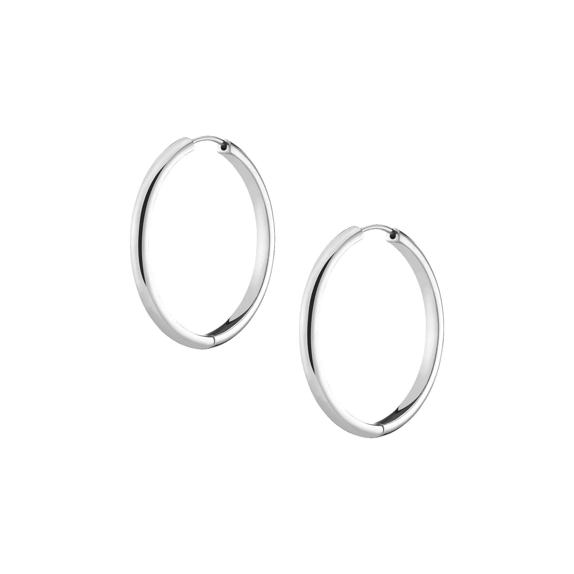 Large Endless Gold Hoop Earrings sold by Aurate product image thumbnail 3