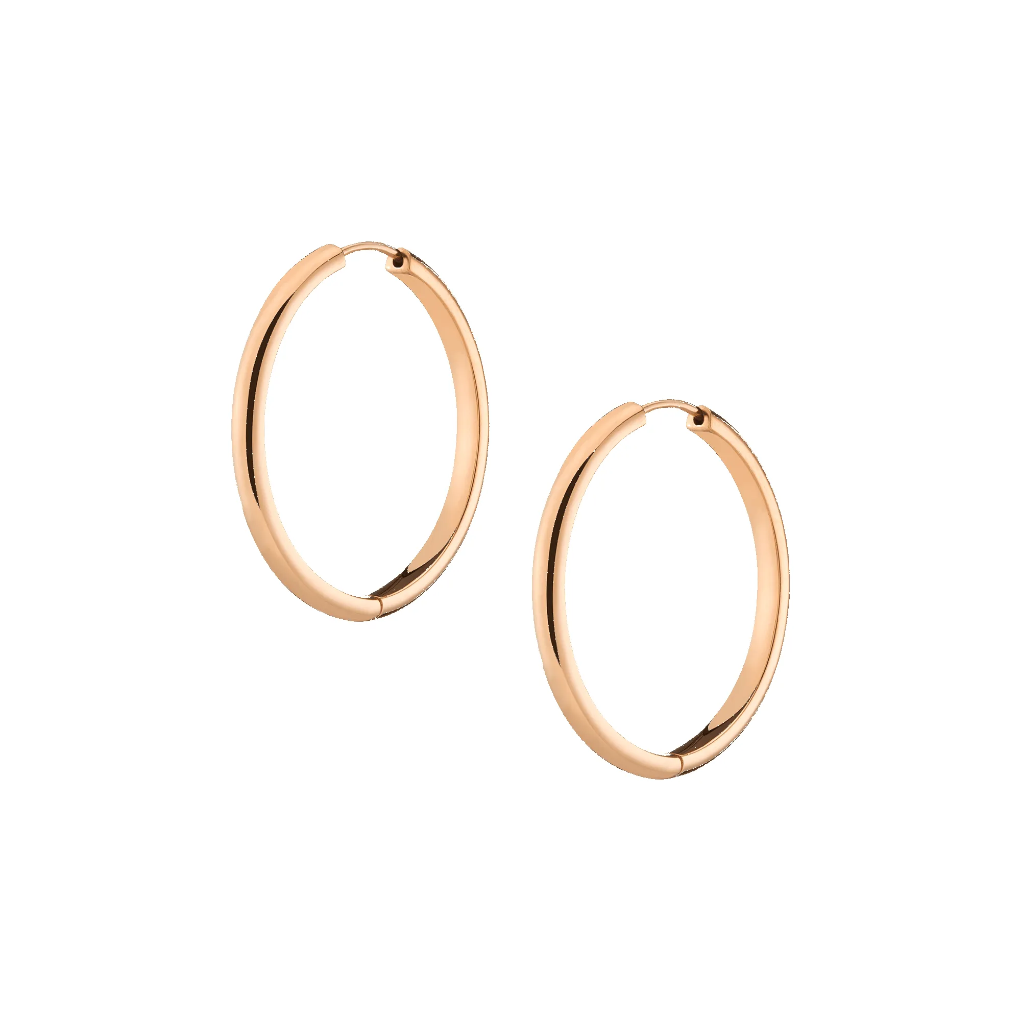 Large Endless Gold Hoop Earrings sold by Aurate product image thumbnail 2