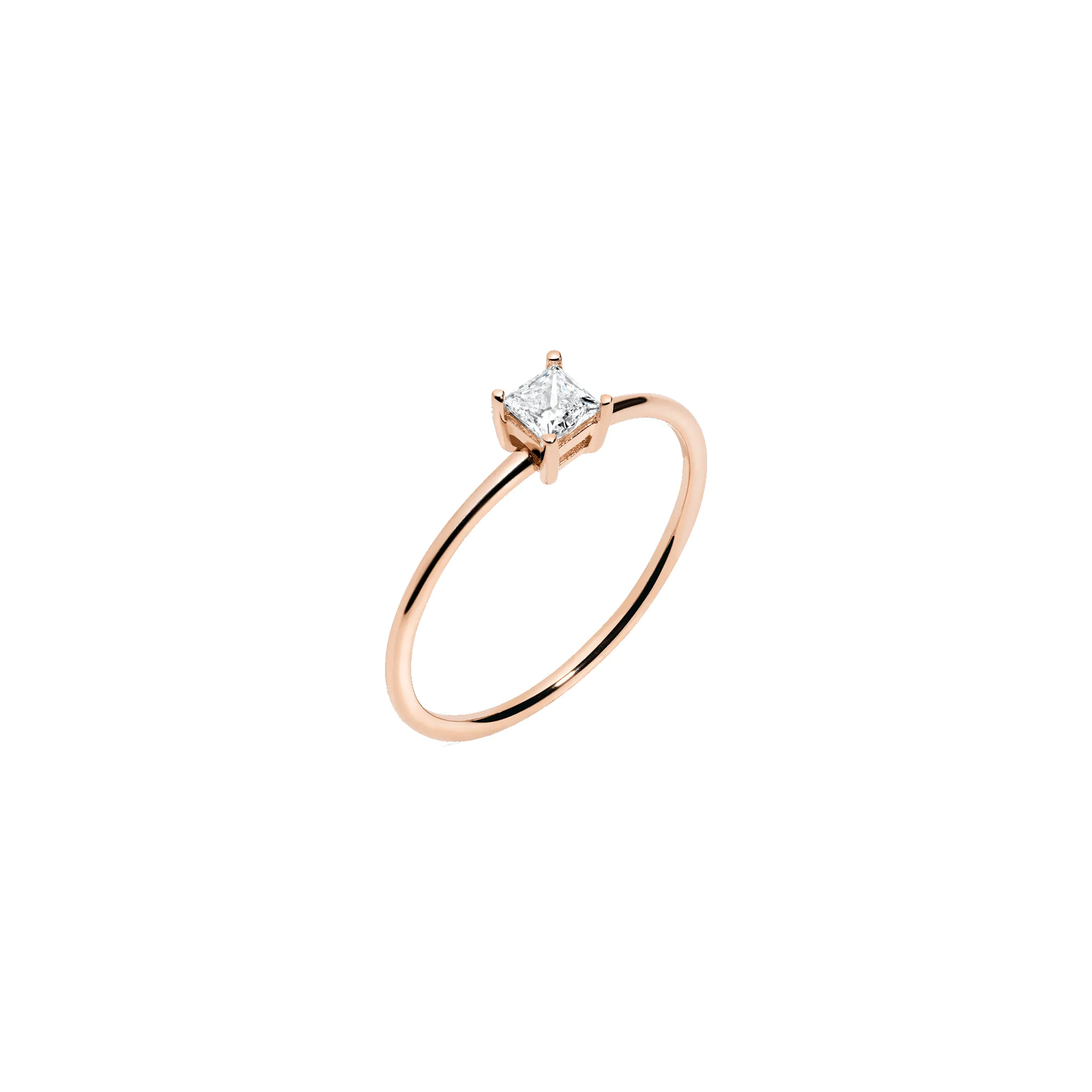 Princess Lab Grown Diamond Ring sold by Aurate product image thumbnail 5