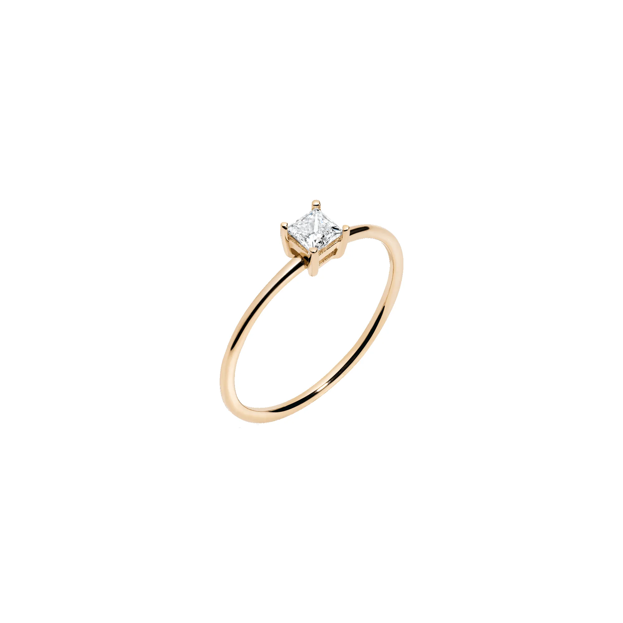Princess Lab Grown Diamond Ring sold by Aurate product image thumbnail 4