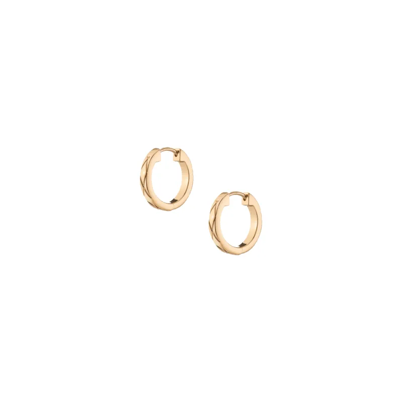 Quilted Gold Huggies sold by Aurate
