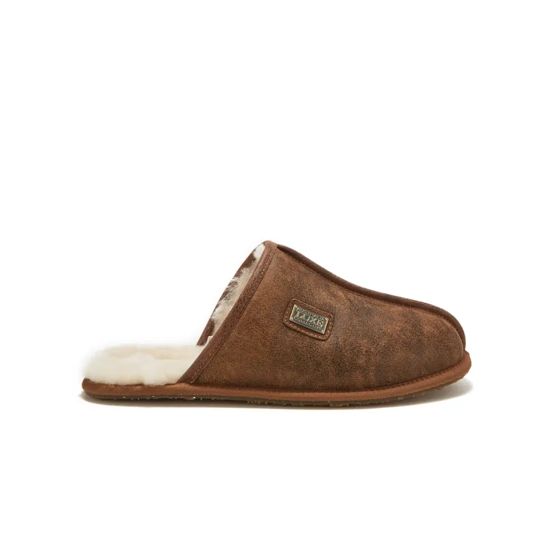 MENS CLOSED MULE AVIATOR CHESTNUT sold by Australia Luxe Collective
