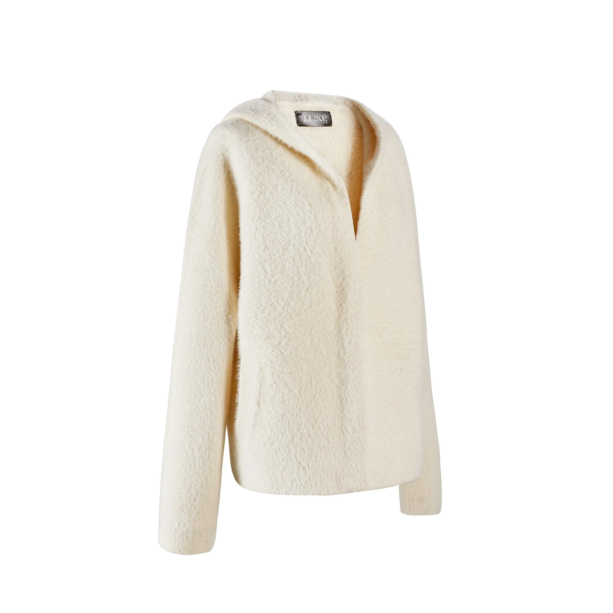 FAB HOODIE WHITE sold by Australia Luxe Collective product image thumbnail 2