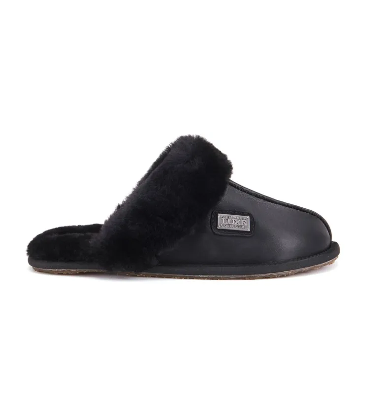 CLOSED MULE SATIN BLACK sold by Australia Luxe Collective