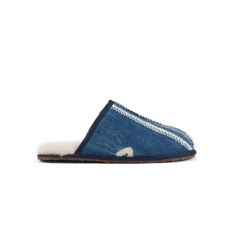 MENS CLOSED MULE INDIGO sold by Australia Luxe Collective
