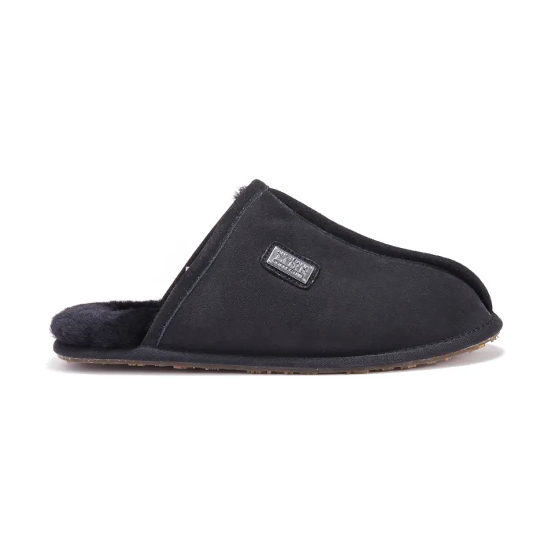 MENS CLOSED MULE BLACK sold by Australia Luxe Collective
