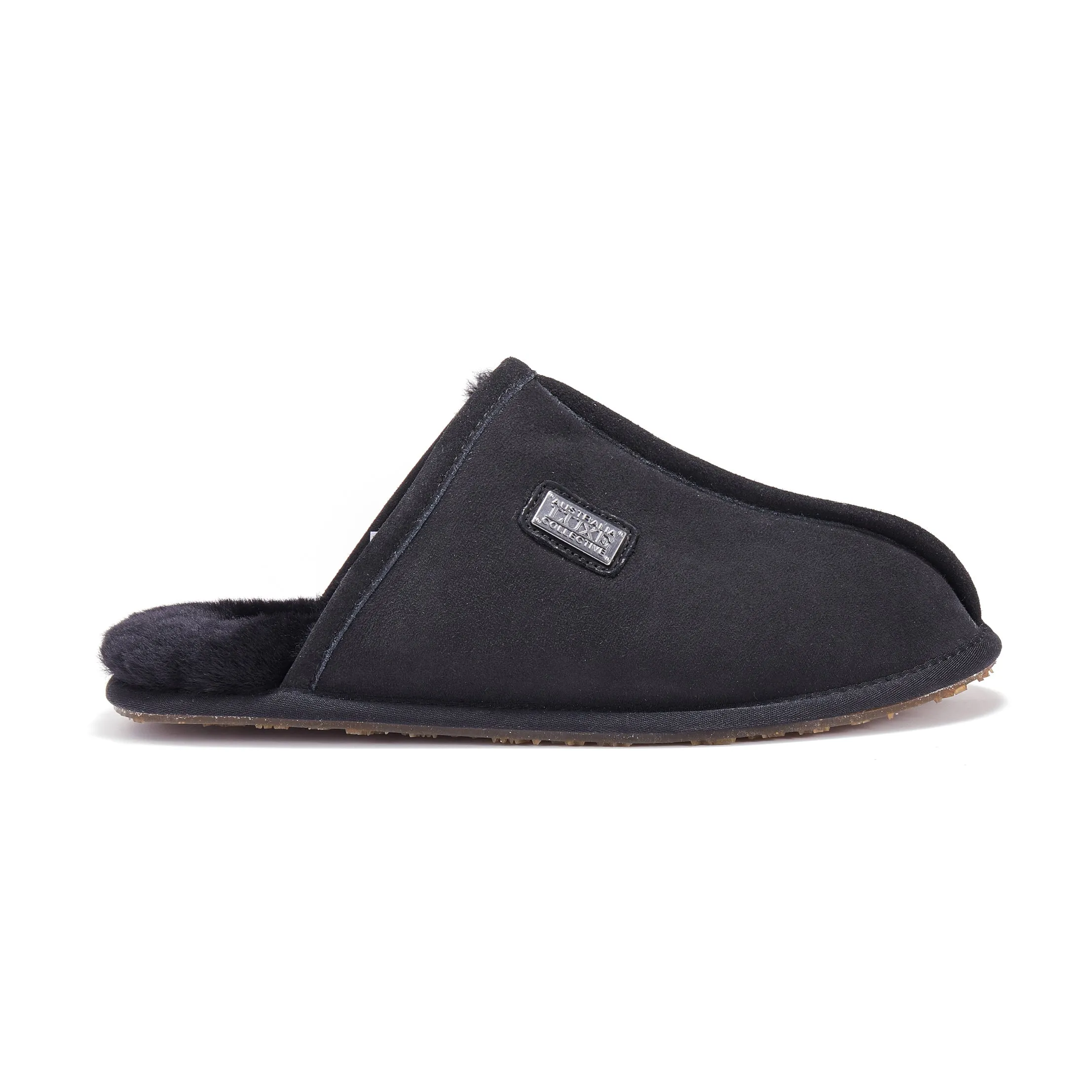 MENS CLOSED MULE BLACK sold by Australia Luxe Collective