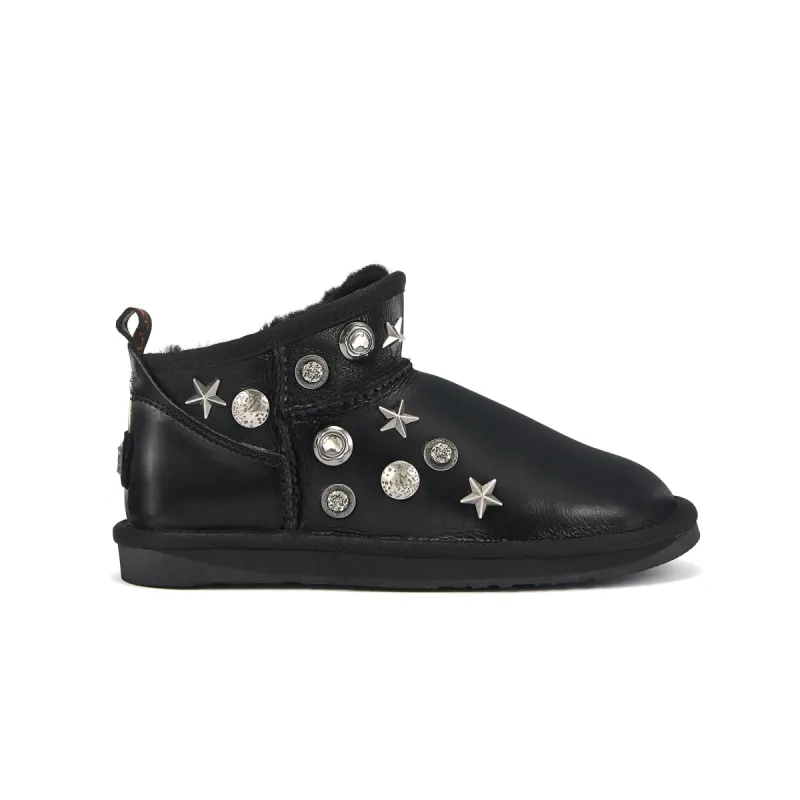 ANGEL ULTRA SHORT SATIN BLACK sold by Australia Luxe Collective