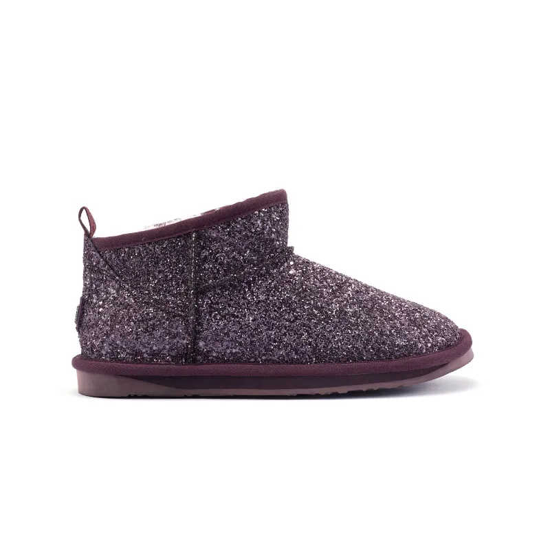 COSY ULTRA SHORT GLITTER PLUM sold by Australia Luxe Collective