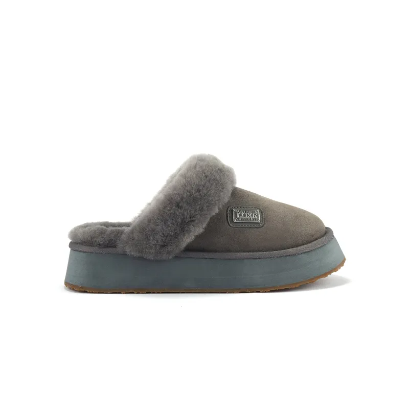 MULE PLATFOAM SUEDE GRAY sold by Australia Luxe Collective