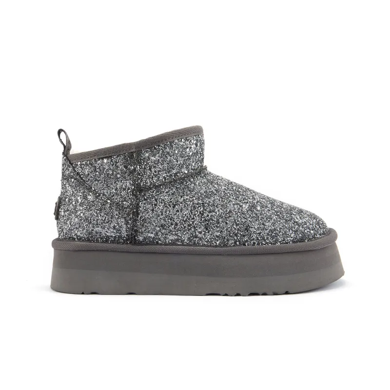 COSY ULTRA PLATFOAM GLITTER PEWTER sold by Australia Luxe Collective