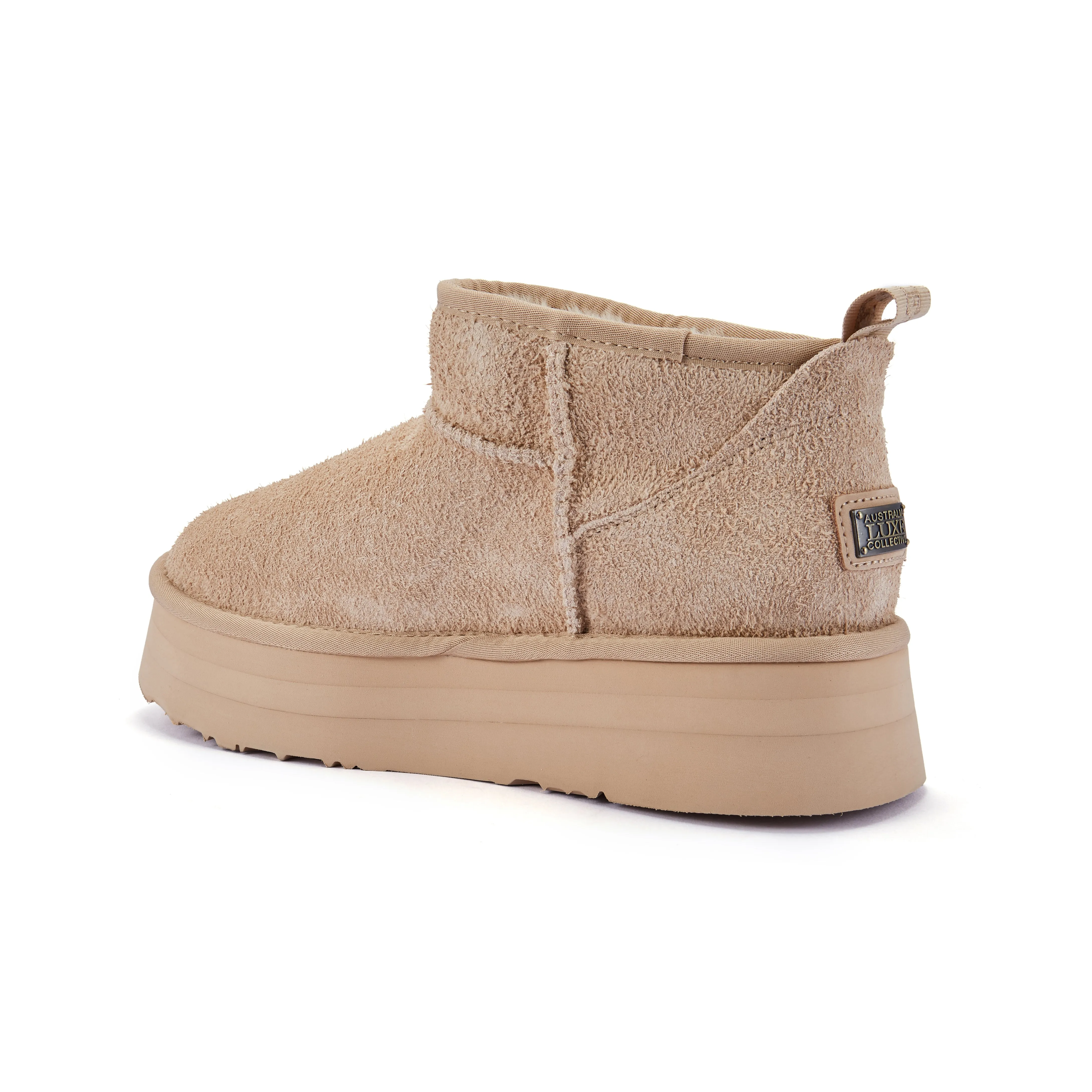 COSY ULTRA SHORT PLATFOAM ALMOND sold by Australia Luxe Collective product image thumbnail 3